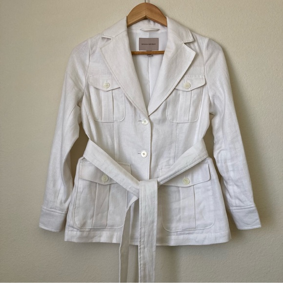Banana Republic Heritage Expedition Linen Blazer | New without Tags - Picture 3 of 8